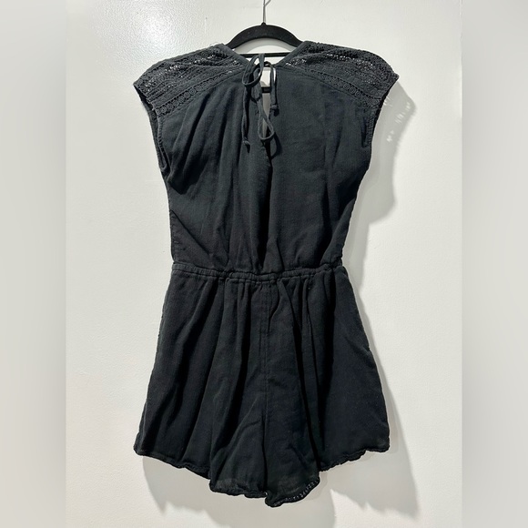 Abercrombie & Fitch Women Black Sleeveless Lined Coverup Romper Size XS - Picture 2 of 11